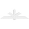 Ekena Millwork Redmond Architectural Grade PVC Gable Bracket, 72"W x 24"H x 6"D x 6"F, 8/12 Pitch GBP072X24X0606RED00 - alternate 2